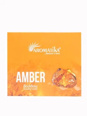 Aromatika Amber aromalı geAromatika Amber (Kehribar) aromalı geri akışlı tütsü kutusuri akışlı tütsü kutusu