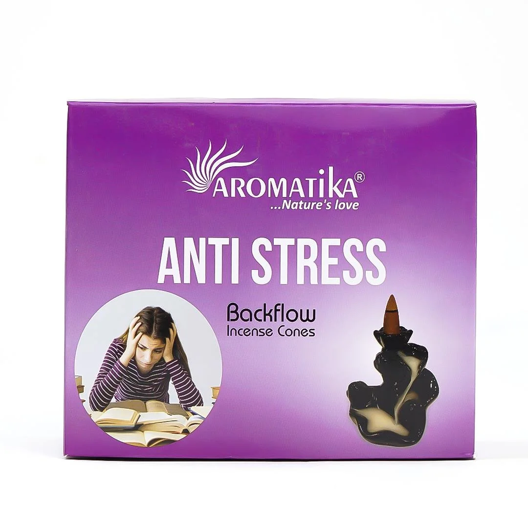 Aromatika Anti Stress aromalı geri akışlı tütsü kutusu