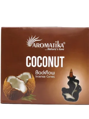 Aromatika Coconut (Hindistan Cevizi) aromalı geri akışlı tütsü kutusu