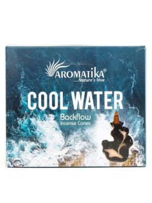 Aromatika Cool Water backflow tütsü konisi kutusu